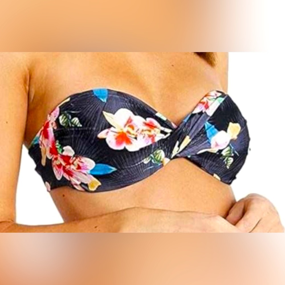 Banana Moon Floral Bandeau Bikini Top
